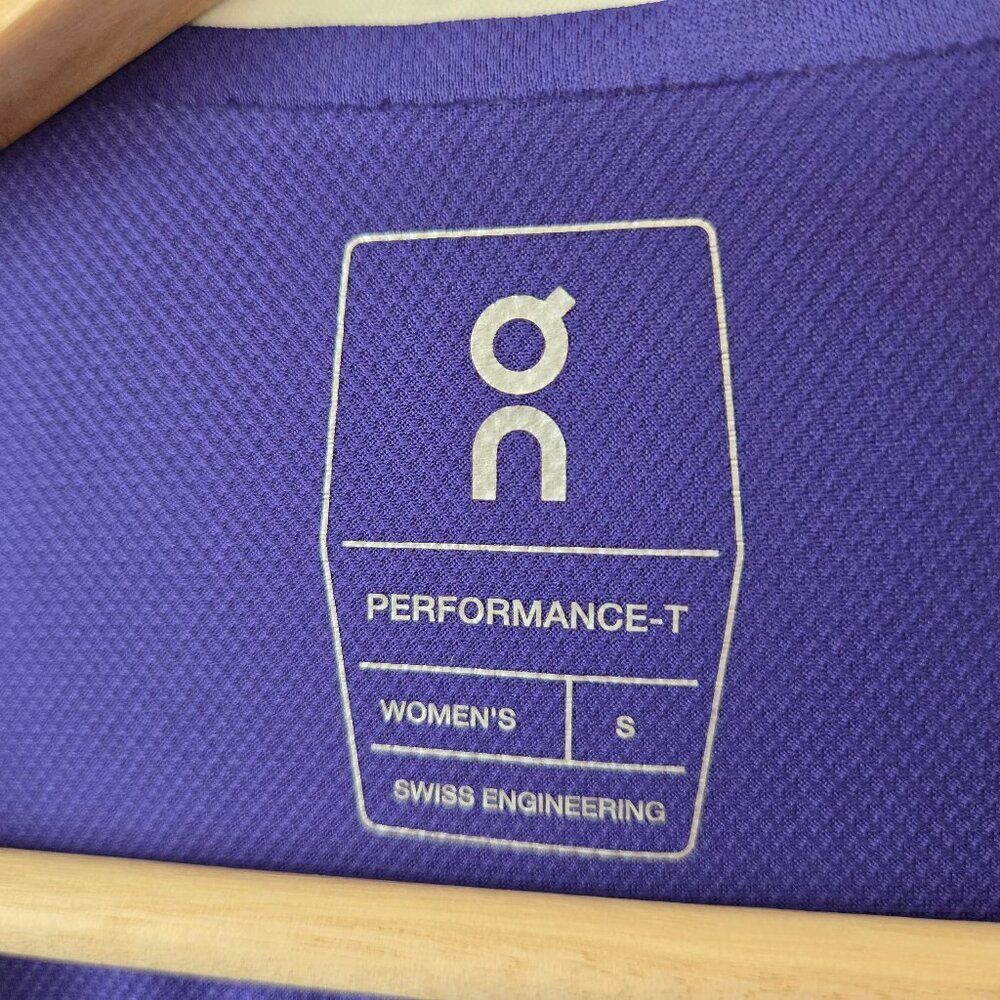 On Running Performance T Womens Size S Purple Twilight T-Shirt Tee Short Sleeve - Picture 5 of 8